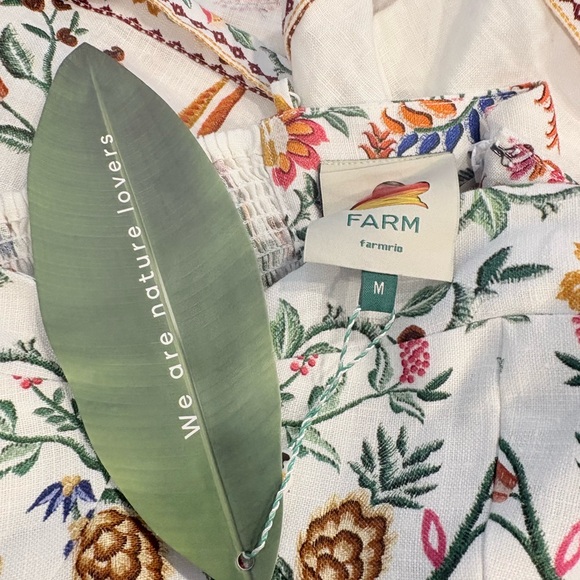 NWT Farm Rio Linen Romper - Picture 10 of 11